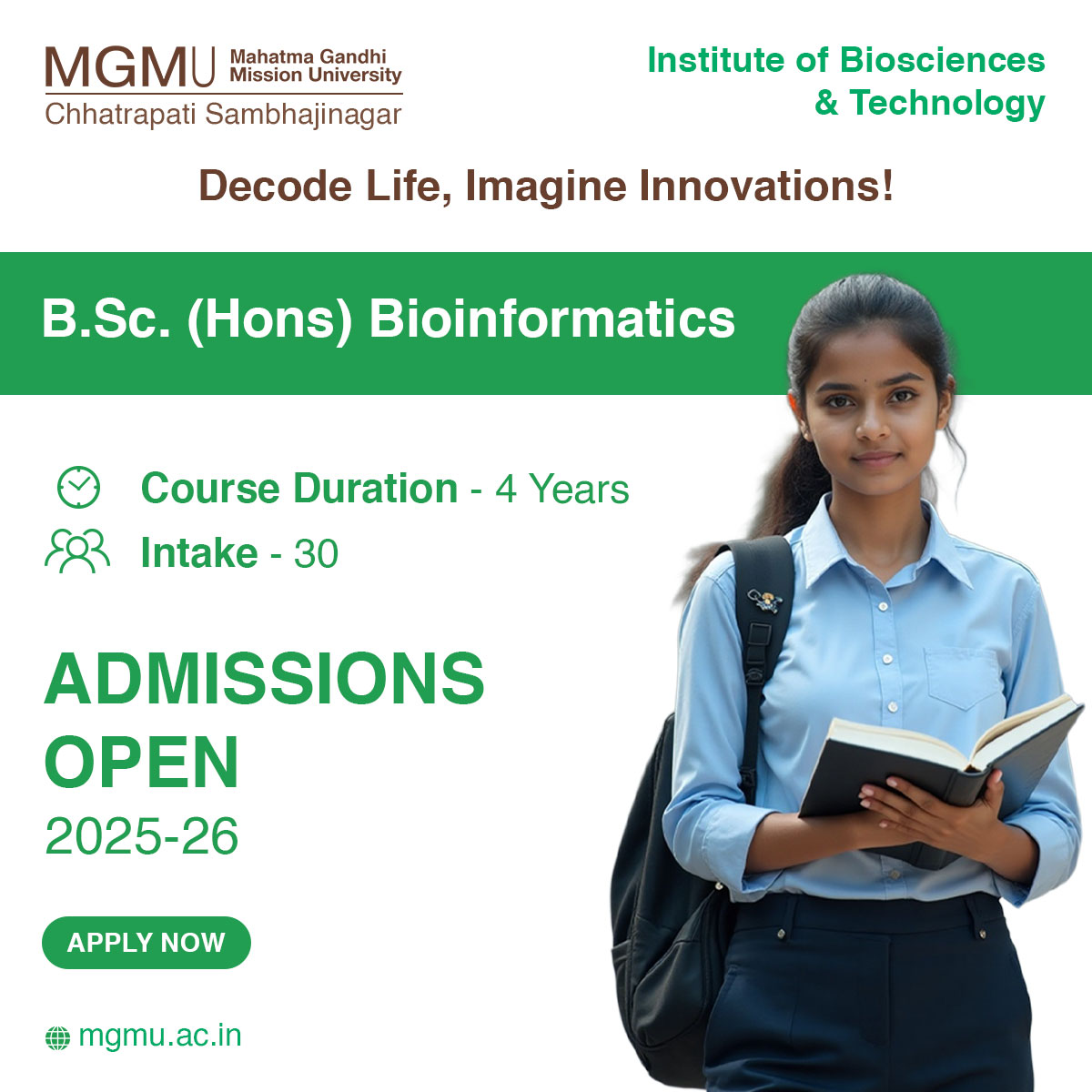 B.Sc. (Hons./Hons. with Research) Bioinformatics