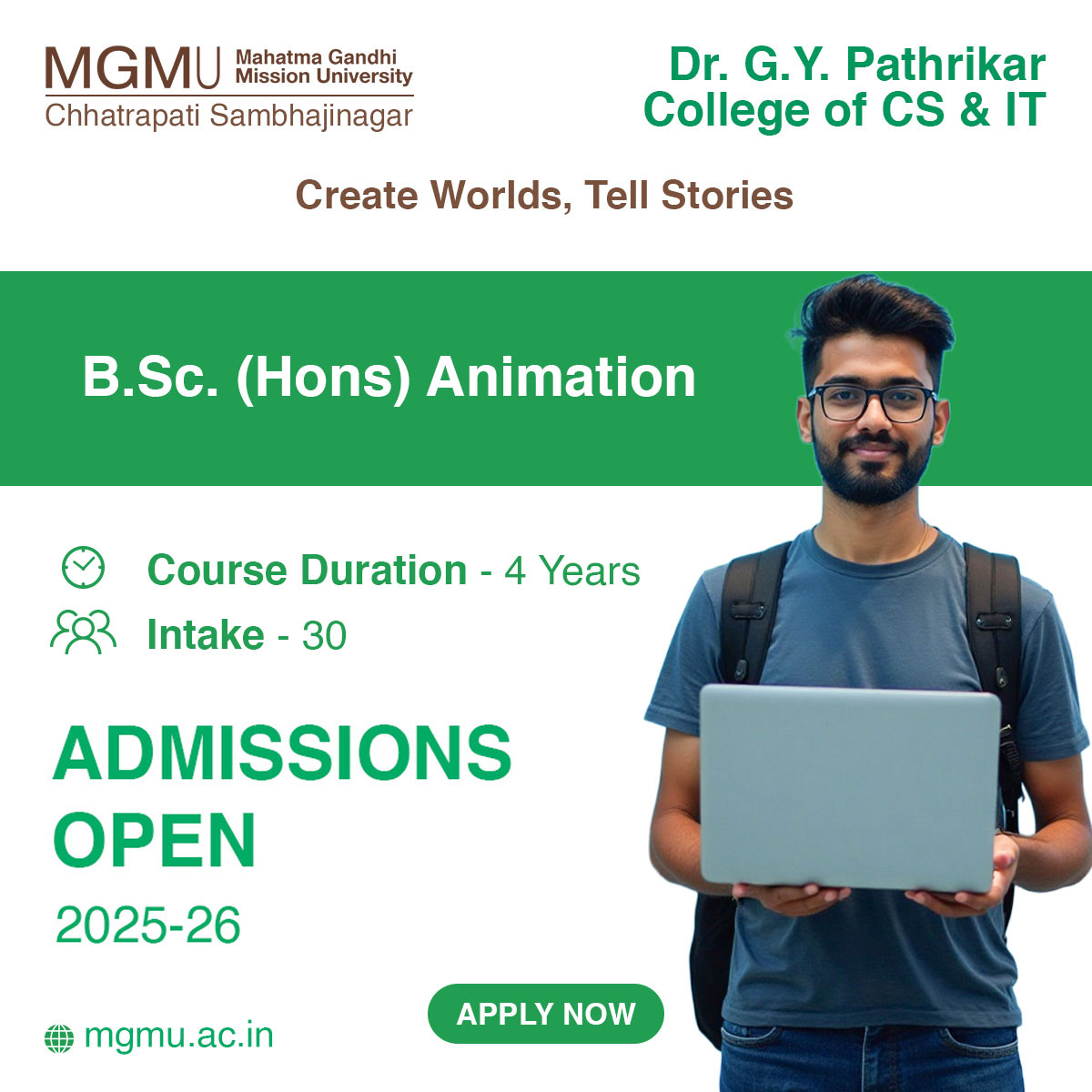 B.Sc. (Hons./Hons. with Research) Animation