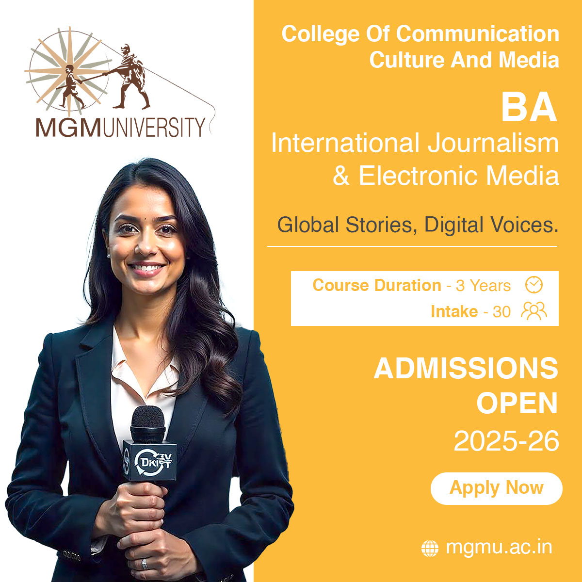 BA (International Journalism and Electronic Media)
