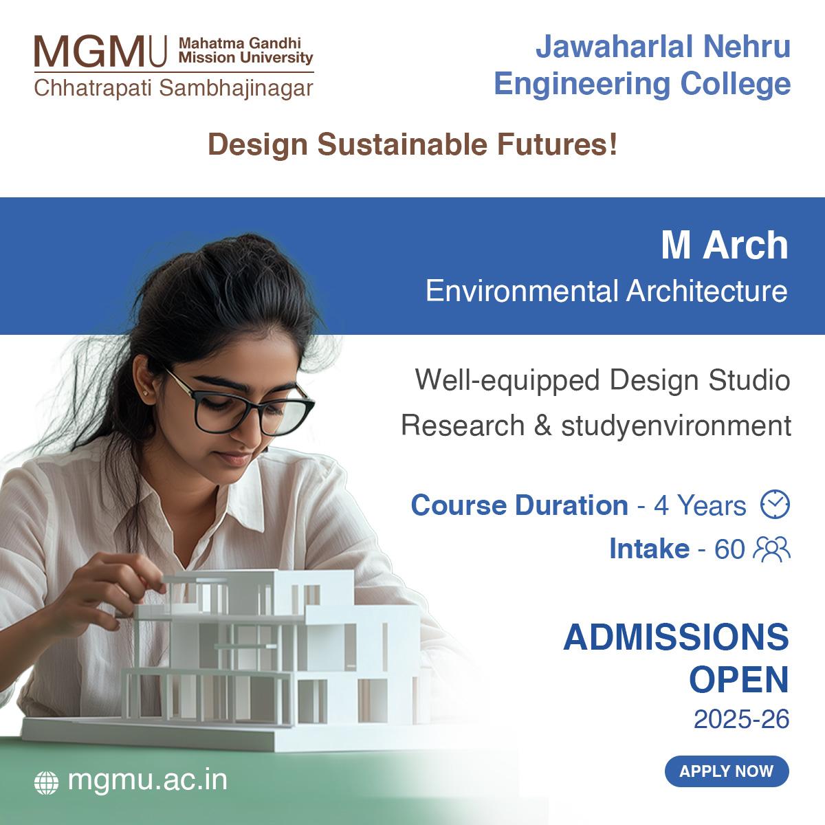 M. Architecture (Environmental Architecture)